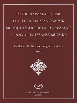 Paperback Easy Renaissance Music for Guitar Book