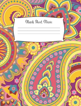 Blank Sheet Music Notebook Kids: Music Manuscript Paper / White Marble Blank Sheet Music / Notebook for Musicians  / Composition Books Gifts 100 Pages (8.5x11), perfect for learning