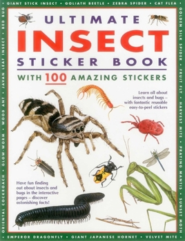 Paperback Ultimate Insect Sticker Book: With 100 Amazing Easy-to-Peel Stickers Book