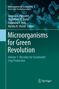 Paperback Microorganisms for Green Revolution: Volume 1: Microbes for Sustainable Crop Production Book