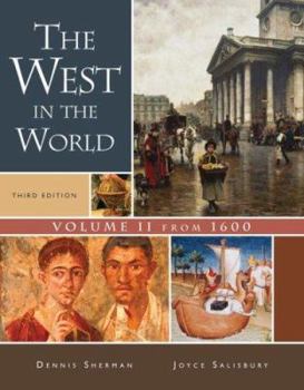 Paperback The West in the World, Volume II: From 1600 Book