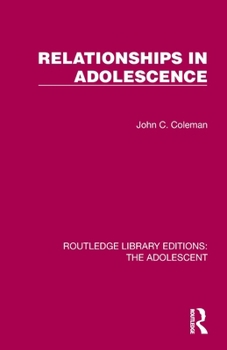 Paperback Relationships in Adolescence Book