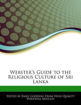 Paperback Webster's Guide to the Religious Culture of Sri Lanka Book