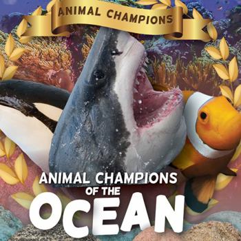 Library Binding Animal Champions of the Ocean Book