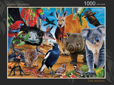 Misc. The Aussies 1000-Piece Puzzle Book