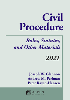 Paperback Civil Procedure: Rules, Statutes, and Other Materials, 2021 Supplement Book