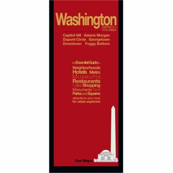 Map Red Maps WASHINGTON, DC Street Map and City Guide Book