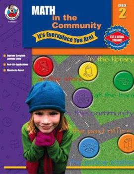 Paperback Math in the Community, Grade 2: It's Everyplace You Are Book