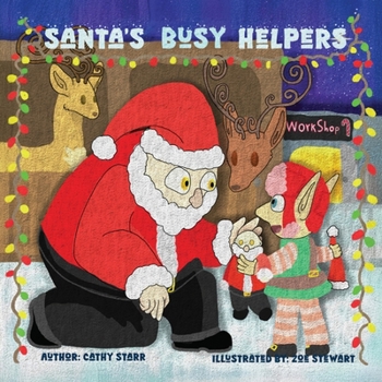 Paperback Santa's Busy Helpers Book
