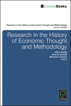 Hardcover Research in the History of Economic Thought and Methodology Book