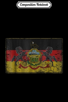 Composition Notebook: Pennsylvania German Flag  Journal/Notebook Blank Lined Ruled 6x9 100 Pages