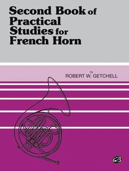 Paperback Second Book of Practical Studies for French Horn Book