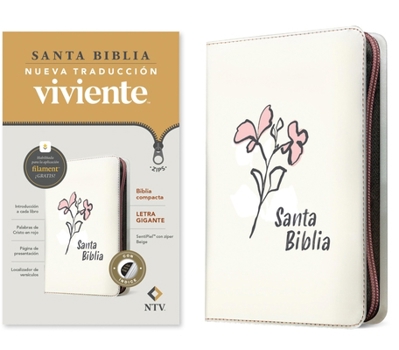 Biblia compacta NTV, letra gigante de zíper con Filament (SentiPiel, Beige, Índice, Letra Roja) (Spanish Edition)