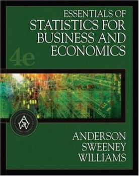 Hardcover Essentials of Statistics for Business and Economics (with CD-ROM and InfoTrac) (Available Titles CengageNOW) Book