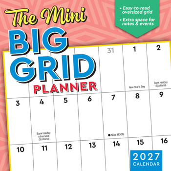 Mini-Disc The Mini Big Grid Planner Book