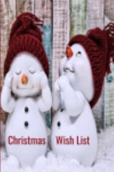 Paperback Christmas Wish List Journal (6x9, 120 Pages) Book