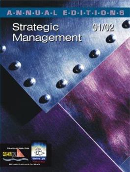 Paperback Annual Editions: Strategic Management 01/02 Book