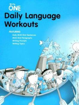 Spiral-bound Write One Daily Language Workouts: Daily Language and Writing Practice for Grade 1 Book