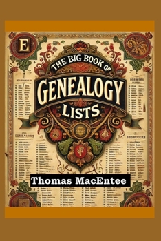 Paperback The Big Book of Genealogy Lists Book