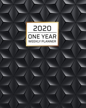 2020 One Year Weekly Planner: Awesome Black Acoustic Tile | 1 yr 52 Week | Music | Daily Weekly and Monthly Calendar Views with Notes | 8x10 Work Home ... (2020 One Year Simple Planner Organizer)