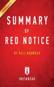 Paperback Summary of Red Notice: by Bill Browder Includes Analysis Book