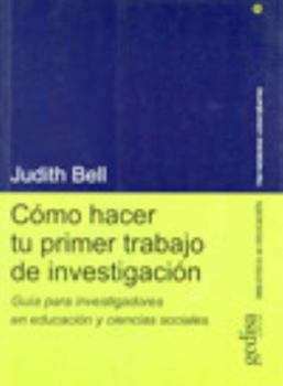 Hardcover Como Hacer Tu Primer Trabajo de Investi Book