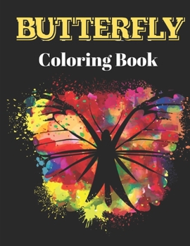 Paperback Butterfly Coloring Book: Coloring Books for Adults and kids Relaxation Book