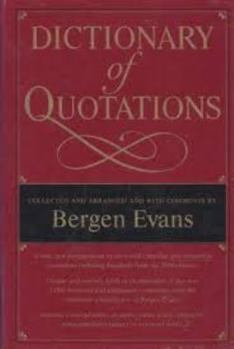 Hardcover Dictionary Of Quotations Book