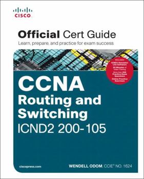 Hardcover CCNA Routing and Switching Icnd2 200-105 Official Cert Guide [With DVD] Book