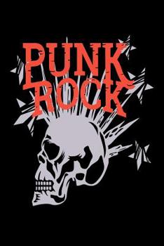 Punk Rock : Skull Rock N Roll Vintage Musician Composition Notebook