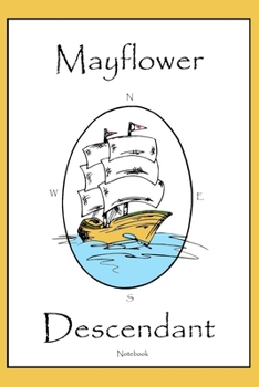 Paperback Mayflower Descendant: Notebook Book