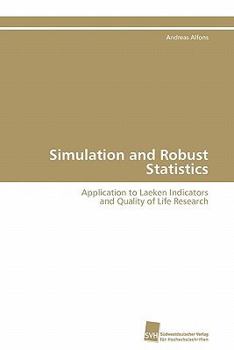 Paperback Simulation and Robust Statistics [German] Book