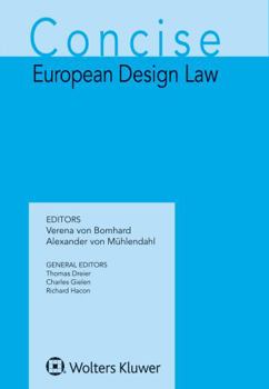 Hardcover Concise European Design Law Book