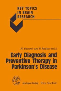 Paperback Early Diagnosis and Preventive Therapy in Parkinson's Disease Book