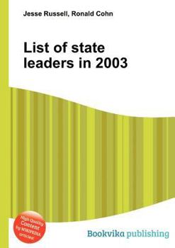 Paperback List of State Leaders in 2003 Book