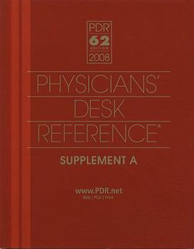 Paperback Physicians Desk Reference: Supplement A Book