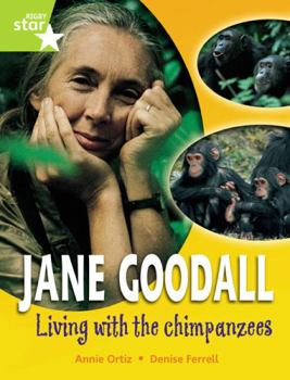 Paperback Rigby Star Quest Year 2: Jane Goodall - Living with Chimpanzees (Rigby Star Quest) Book