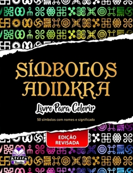 Paperback Símbolos Adinkra: Livro para colorir [Portuguese] Book