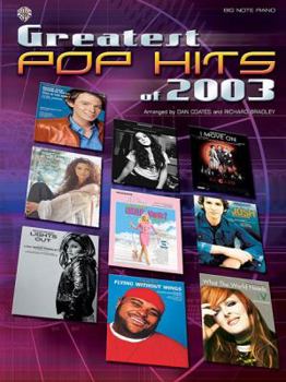 Paperback Greatest Pop Hits of 2003 Book