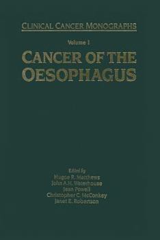 Paperback Cancer of the Oesophagus Book