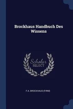 Paperback Brockhaus Handbuch Des Wissens Book