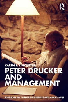 Paperback Peter Drucker and Management Book