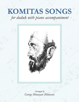 Paperback Komitas Songs For Duduk With Piano Accompaniment Book