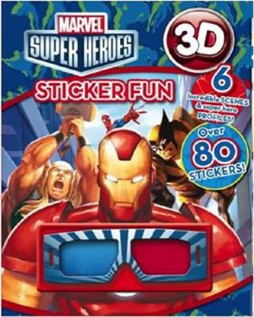 Paperback Marvel Super Heroes: 3D Sticker Fun! Book