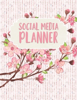 Paperback Social Media Planner: 288 Pages, Soft Matte Cover, 8.5 x 11 Book