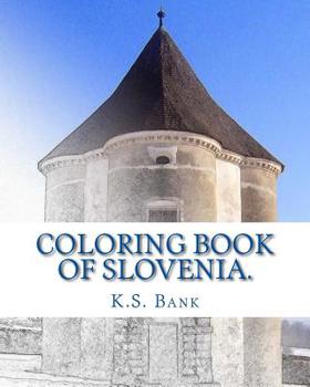 Paperback Coloring Book of Slovenia. Book