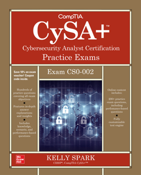 Paperback Comptia Cysa+ Cybersecurity Analyst Certification Practice Exams (Exam Cs0-002) Book