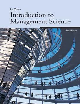 Paperback Introduction to Management Science, 3e Book
