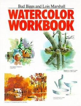 Paperback Watercolor Workbook Book