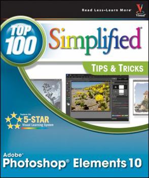 Paperback Photoshop Elements 10 Top 100 Simplified Tips & Tricks Book